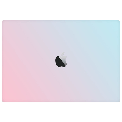简约渐变纯色苹果笔记本电脑贴纸