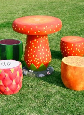 小区别墅庭院乡村风桌椅工艺品