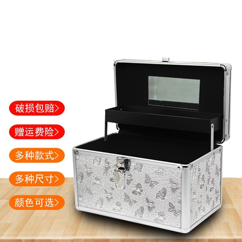美发师跟妆工具箱箱大号足浴店美甲店师傅箱用具足疗店钟盒造型师