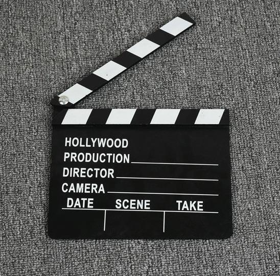 用拍板子演播室咖啡馆橱窗道具影楼拍照打导演板开拍摆件设备装备