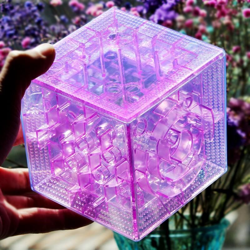 新款3d魔方立体正方体六面魔幻迷宫智力球走珠儿童益智玩具女男孩