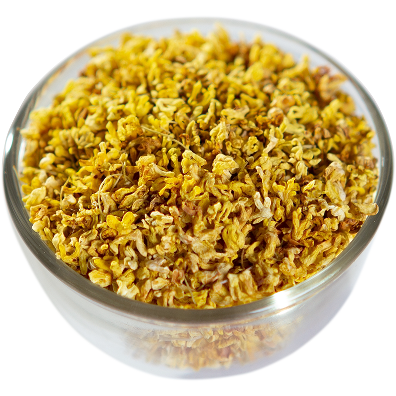 桂花干花新鲜苏州金桂花食用烘焙干桂花泡茶泡酒搭配特级鸡头米