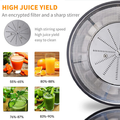 全自动榨汁机 商用水果蔬菜果汁机 渣汁分离原汁机料理机 Juicer