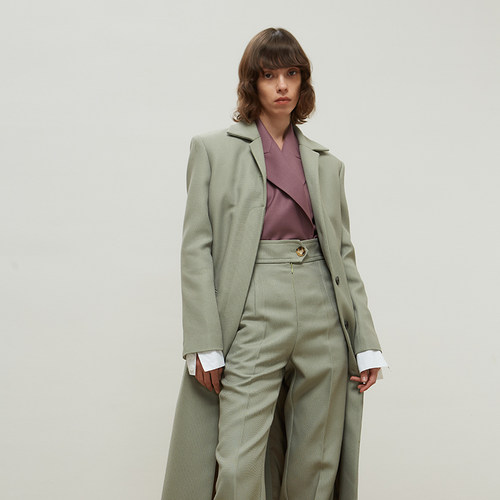 damowang大衣文艺帅气通勤