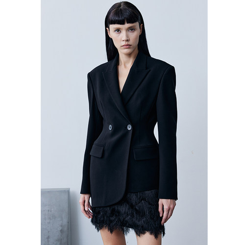 damowang不规则西装外套