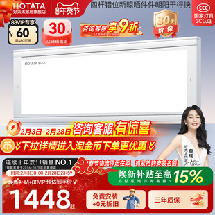 【政府补贴】好太太超薄隐形电动晾衣架自动升降智能晾衣机凉衣杆