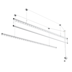 好太太双杆大晒量手摇晾衣架