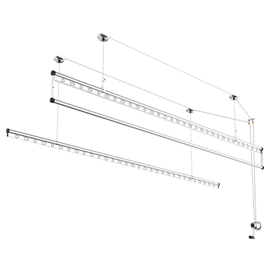 好太太双杆大晒量手摇晾衣架