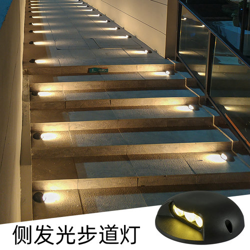 不锈钢龟背灯超薄免开孔地灯