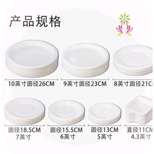 Super Rigid Extra Strong Disposable Party Paper Plates Biode