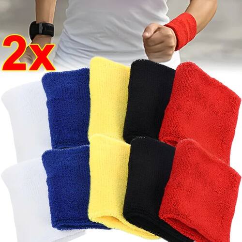 Cotton Wrist Wrap Sweatband Moisture Wash Towel Band Absorbe