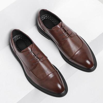 Men Business Casual Office Work Shoes 正装商务休闲男皮鞋