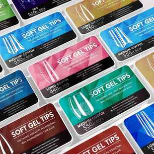 Soft Gel Full Cover Nail Tips for Soak off Nail Extensions