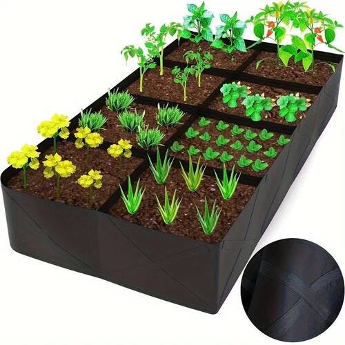 [Extra-Large Raised Garden Bed] 8-Grid Extra-Large Raised Ga