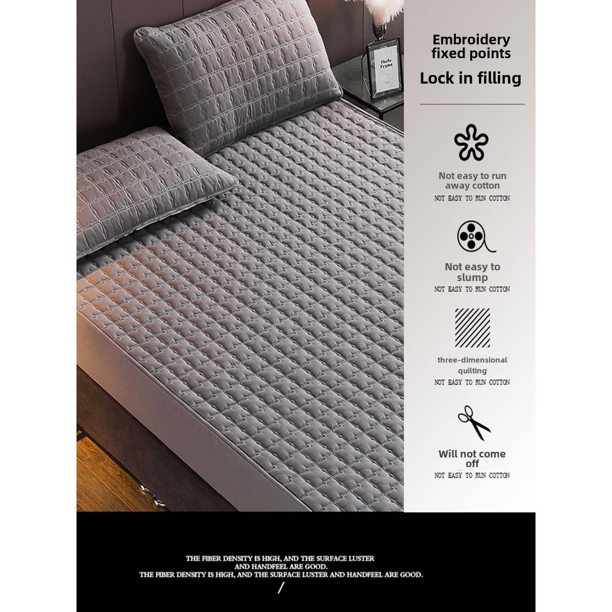 Mattress Cover Queen Size fitted sheet Bed Cover pillow case