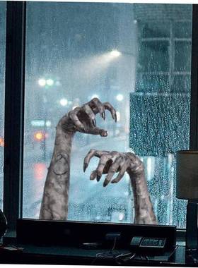 Halloween decoration horror sticker PVC wall pasted 万圣节