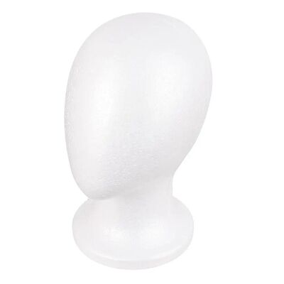 New Stable Foam Mannequin Head Lightweight White Manikin Hea