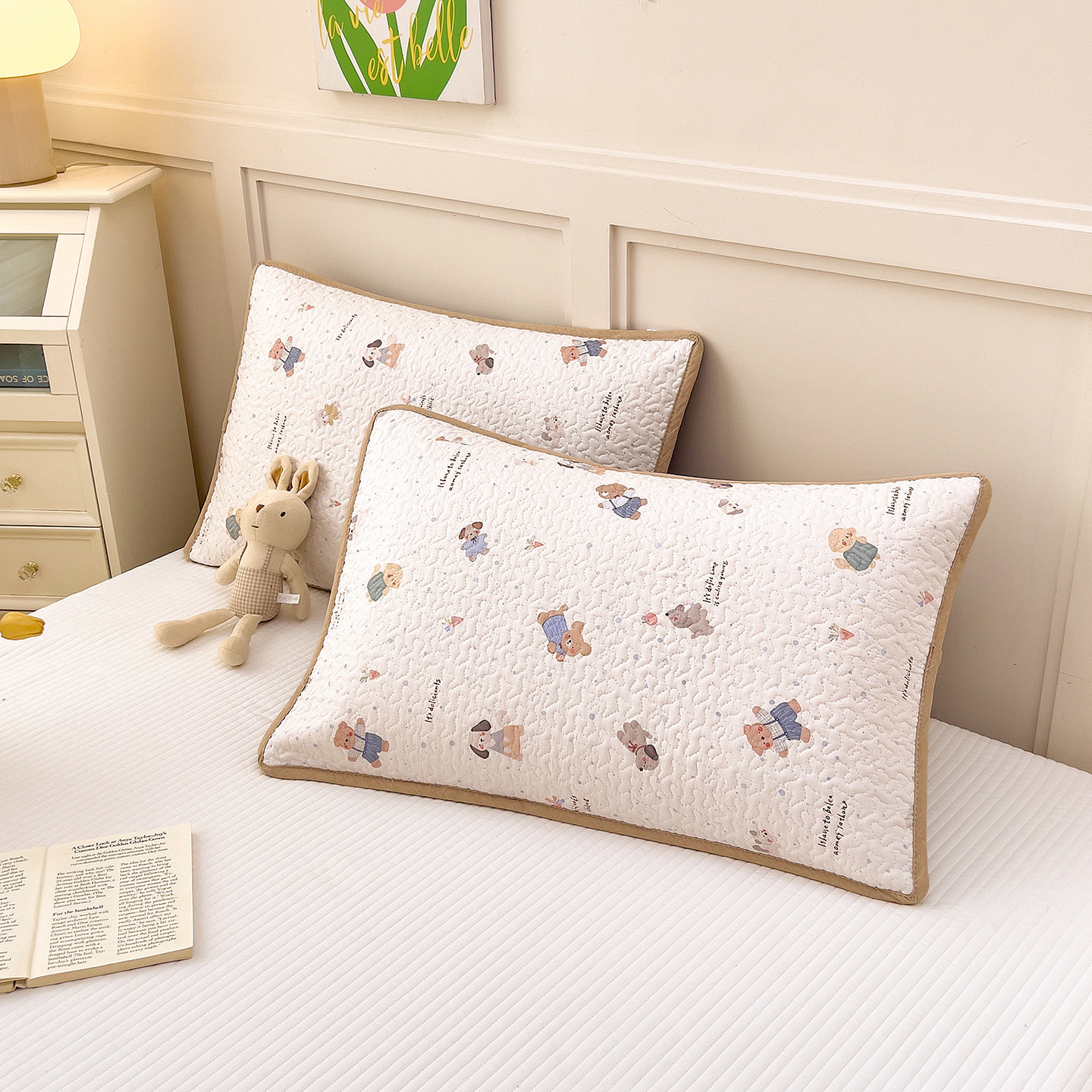 a类母婴级 全棉枕套一对装防头油2025新款儿童宝宝婴儿单个枕头套,床上用品,枕套,淘宝优惠券,粉丝福利购,淘宝优惠卷