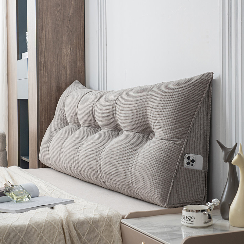 玉米绒 2025新款床头软包靠背大靠垫无床靠榻榻米床上靠枕可拆洗,居家布艺,床头靠垫,淘宝优惠券,粉丝福利购,淘宝优惠卷