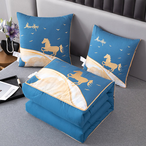 全棉の更舒适/抱枕被子二合一