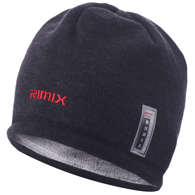 RiMix加绒御寒兔毛针织运动帽