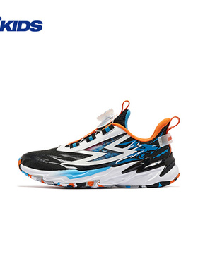 【商场同款】乔丹男童跑鞋中大童夏季透气旋转纽扣运动鞋T5320205