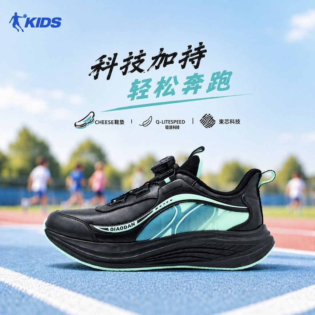 乔丹儿童运动鞋男大童2026新款秋