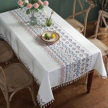 9.9元包邮 cau 民族风桌布 100*140cm不带流苏