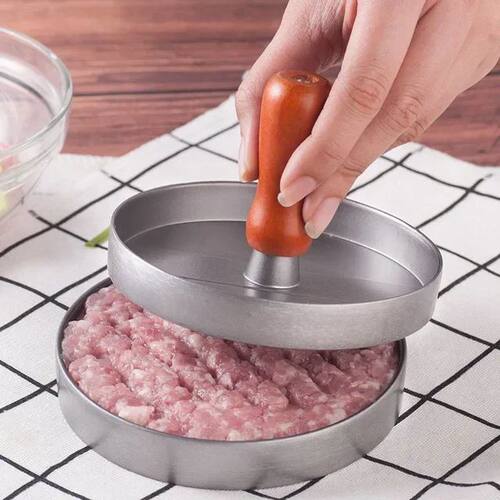 Burger Press Non-Stick Hamburger Patty Maker with Wax Paper
