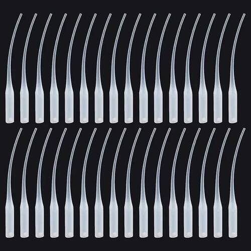 Glue Tips, 100pcs Plastic Glue Micro-Tips Glue Extender Prec