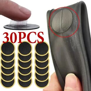 10PCS Glue-Free Bicycle Tire Patches Quick Repair Adhesive D