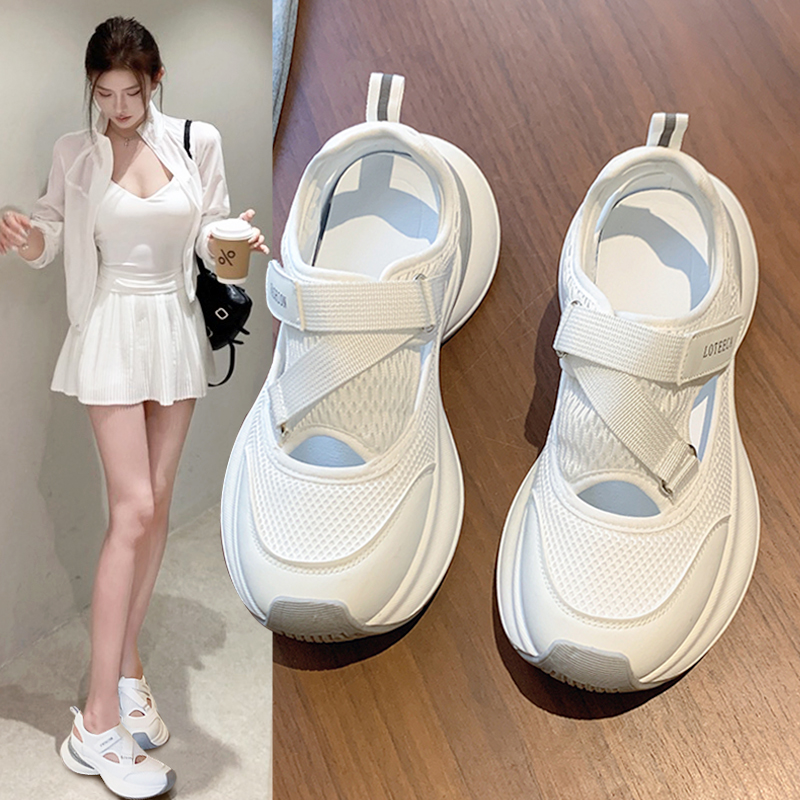 魔术贴运动凉鞋女款夏季2025新款