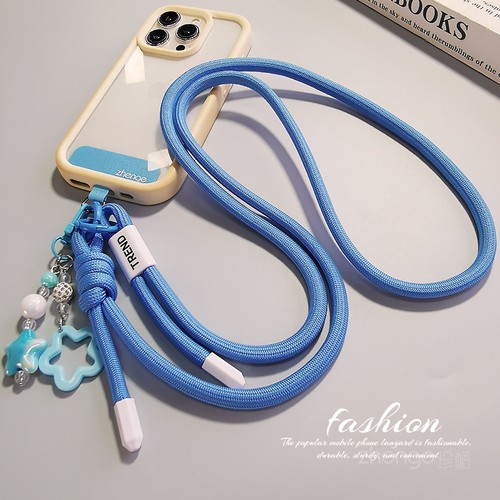 虹客斜挎可调节手机挂绳肩背带女士挂脖不勒编织长款户外登山旅游行逛街包包套壳小蜜蜂扩音器挂绳子通用新品