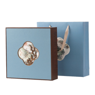 福鼎白茶饼收纳盒357克普洱茶寿眉老白茶饼礼盒装空盒包装盒定制