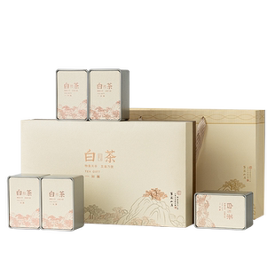 白茶散茶包装盒空礼盒黄金芽伴手礼摆泡通用安吉茶叶礼盒空盒定制