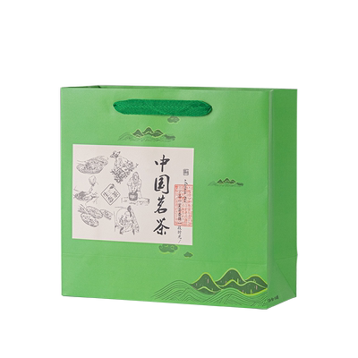 茶叶手提袋包装盒纸袋子定制