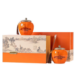 瓷罐茶叶空礼盒通用礼盒空盒龙井白茶红茶绿茶包装盒空礼盒定制