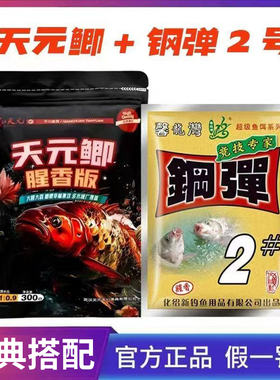 天元鲫腥香板加钢蛋2号邓刚同款冬季野钓大版鲫鲤鱼一包搞定饵料