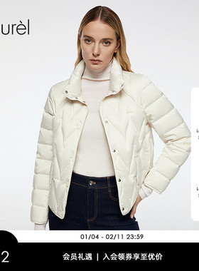【白鹅绒】Laurel劳芮新款超轻短款羽绒服LWD364L03600