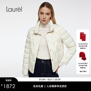 【白鹅绒】Laurel劳芮新款超轻短款羽绒服LWD364L03600