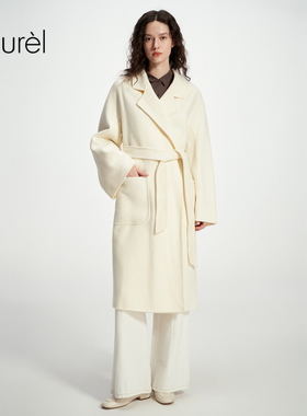 【绵羊毛】Laurel劳芮新款气质优雅羊毛大衣女LWD356D00700