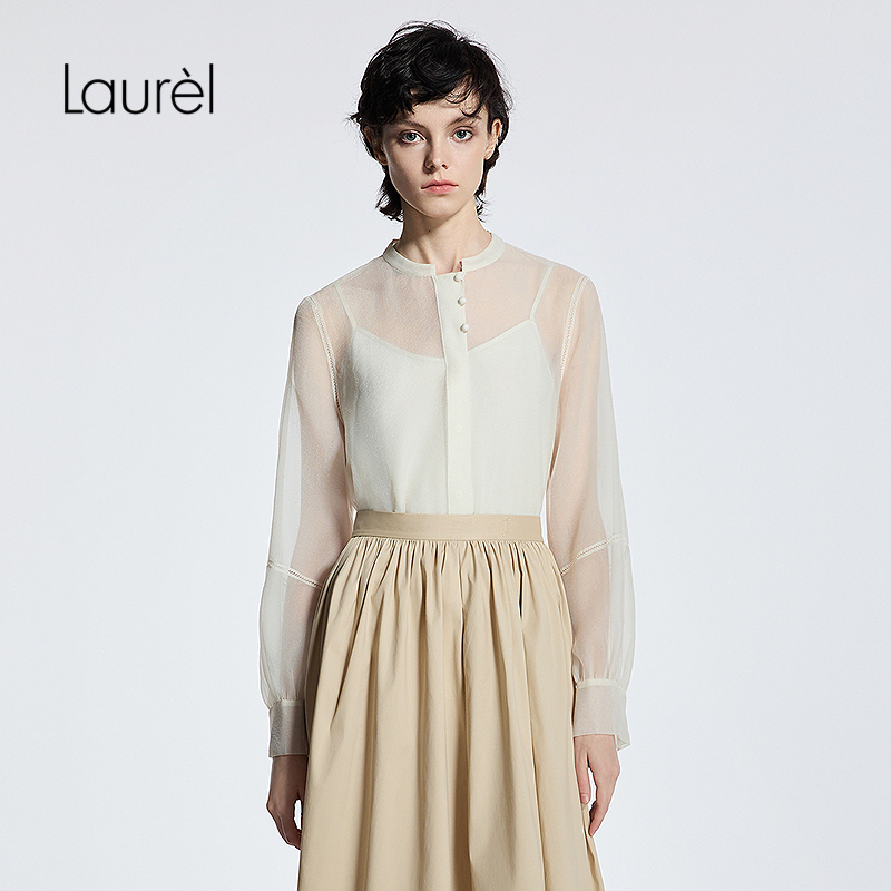 Laurel劳芮25春秋新款轻中式浮云上衣女LWL362C02300
