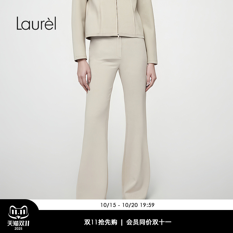 Laurel劳芮25秋新款松弛运动风长裤LWD363K04000