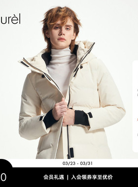 Laurel劳芮新款工装风羽绒服女LWD353L01800
