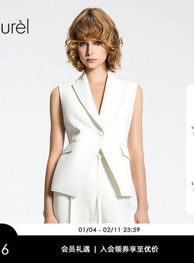 【三醋酯纤维】Laurel劳芮26春新款通勤干练收腰马甲LWL352B03500