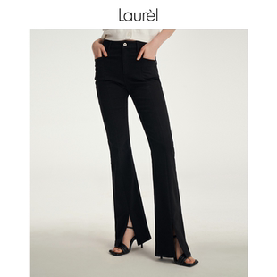 长绒棉 牛仔裤 Laurel劳芮新款 修身 女LWL343K07100 复古经典