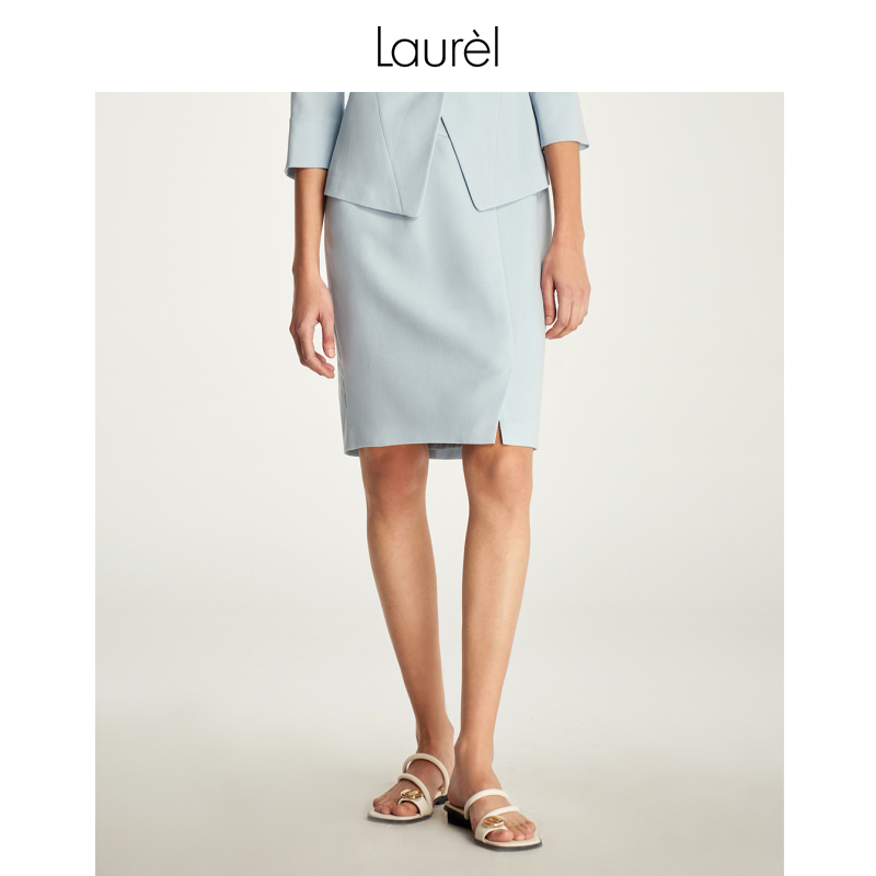 Laurel新款日本三醋酸西服半身裙