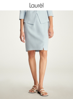 【进口三醋酸】Laurel劳芮春秋开叉修身职业半身裙 LWD323Q60100