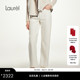 女LWL353K06200 淡人加绒直筒裤 长绒棉 Laurel劳芮新款