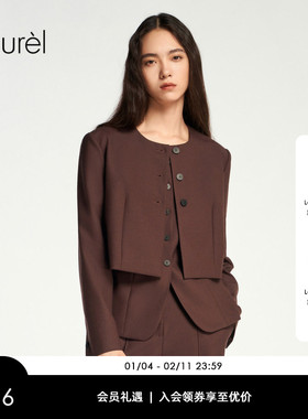 【绵羊毛】Laurel劳芮新款简约miu系羊毛短外套女LWL353W02300